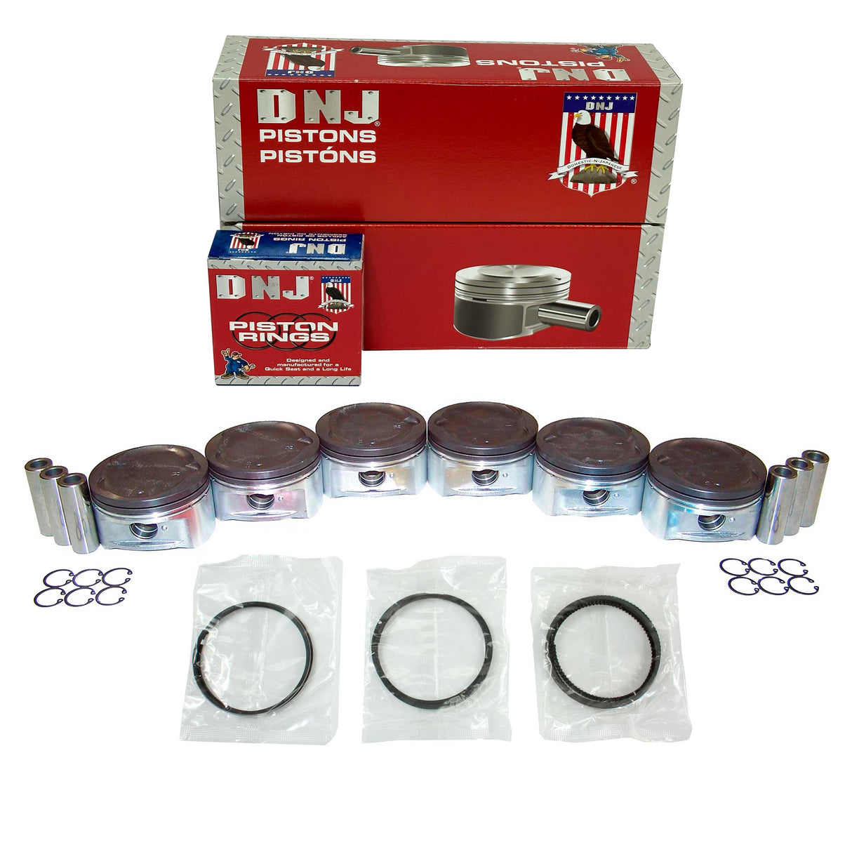 Piston and Ring Set 2004 Isuzu 3.5L