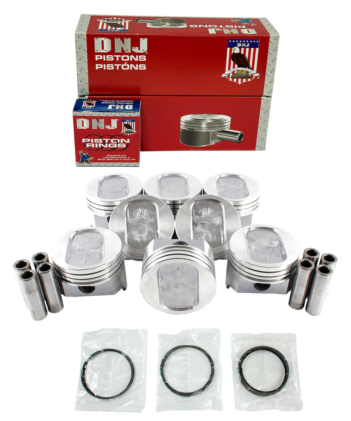 Piston and Ring Kit 1975-1993 Ford 5.8L