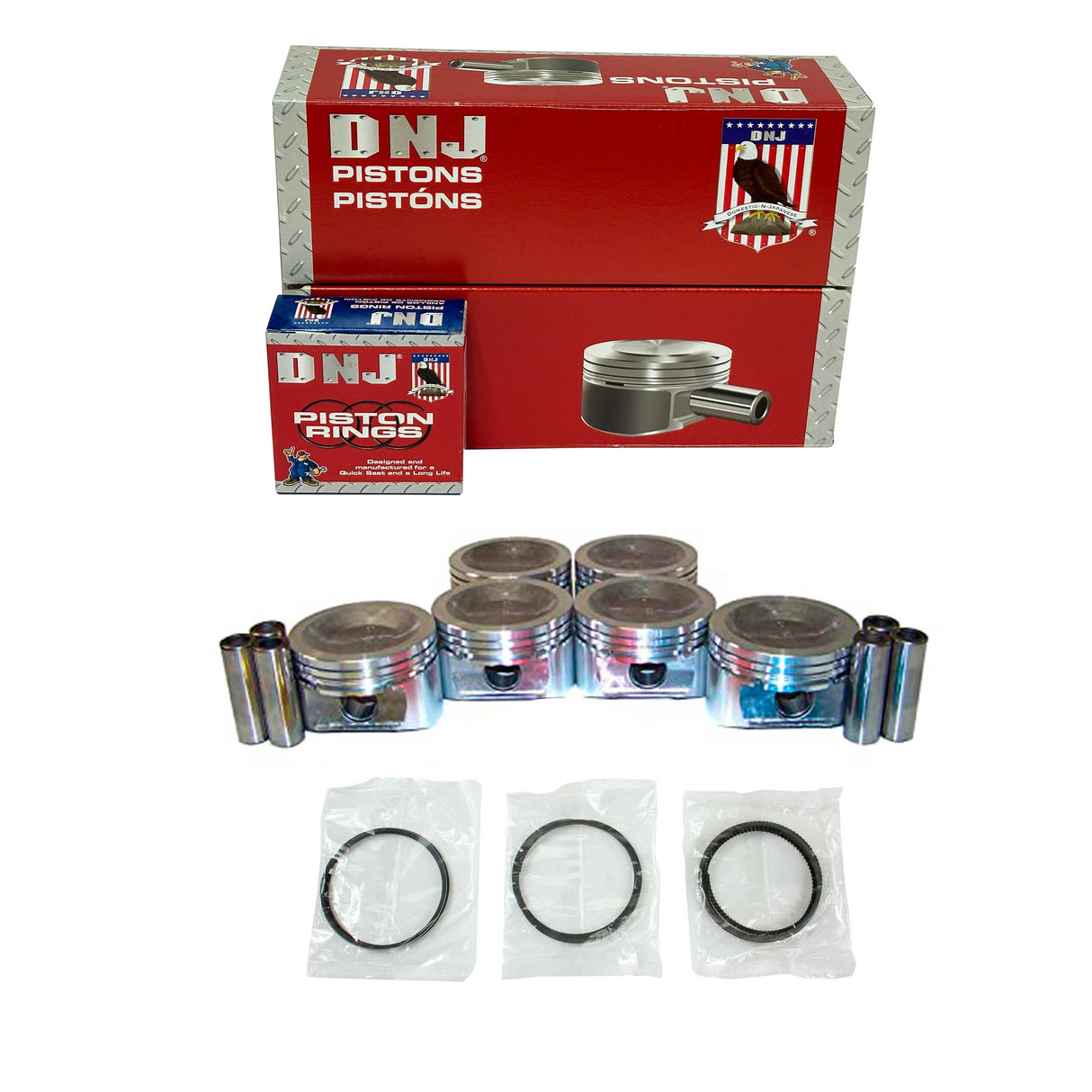 Piston and Ring Set 1995-2000 Ford, Mazda 4.0L