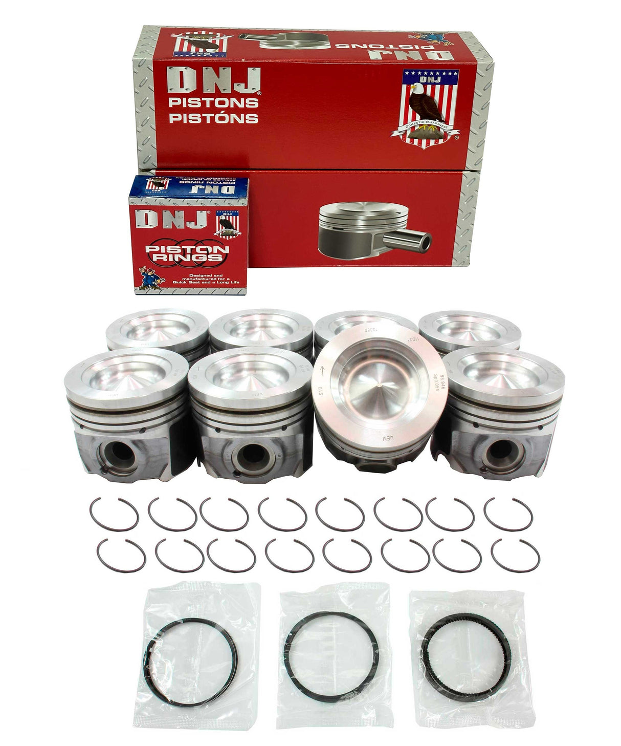 Piston and Ring Kit 2011-2016 Ford 6.7L