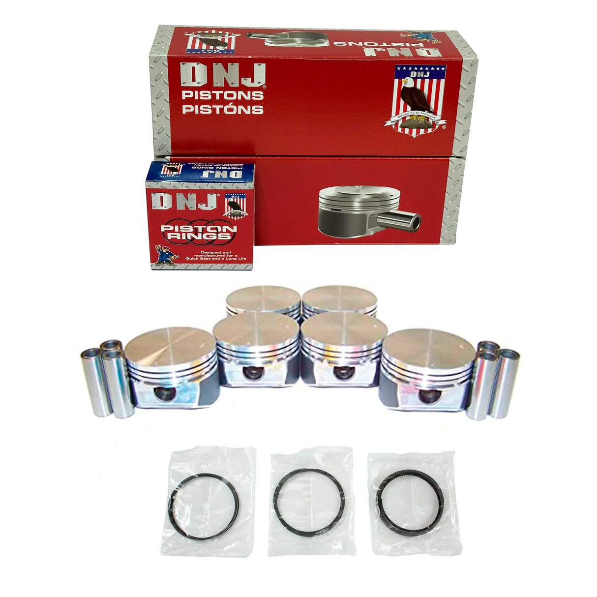 Piston and Ring Set 1997-2009 Ford, Mazda, Mercury 4.0L