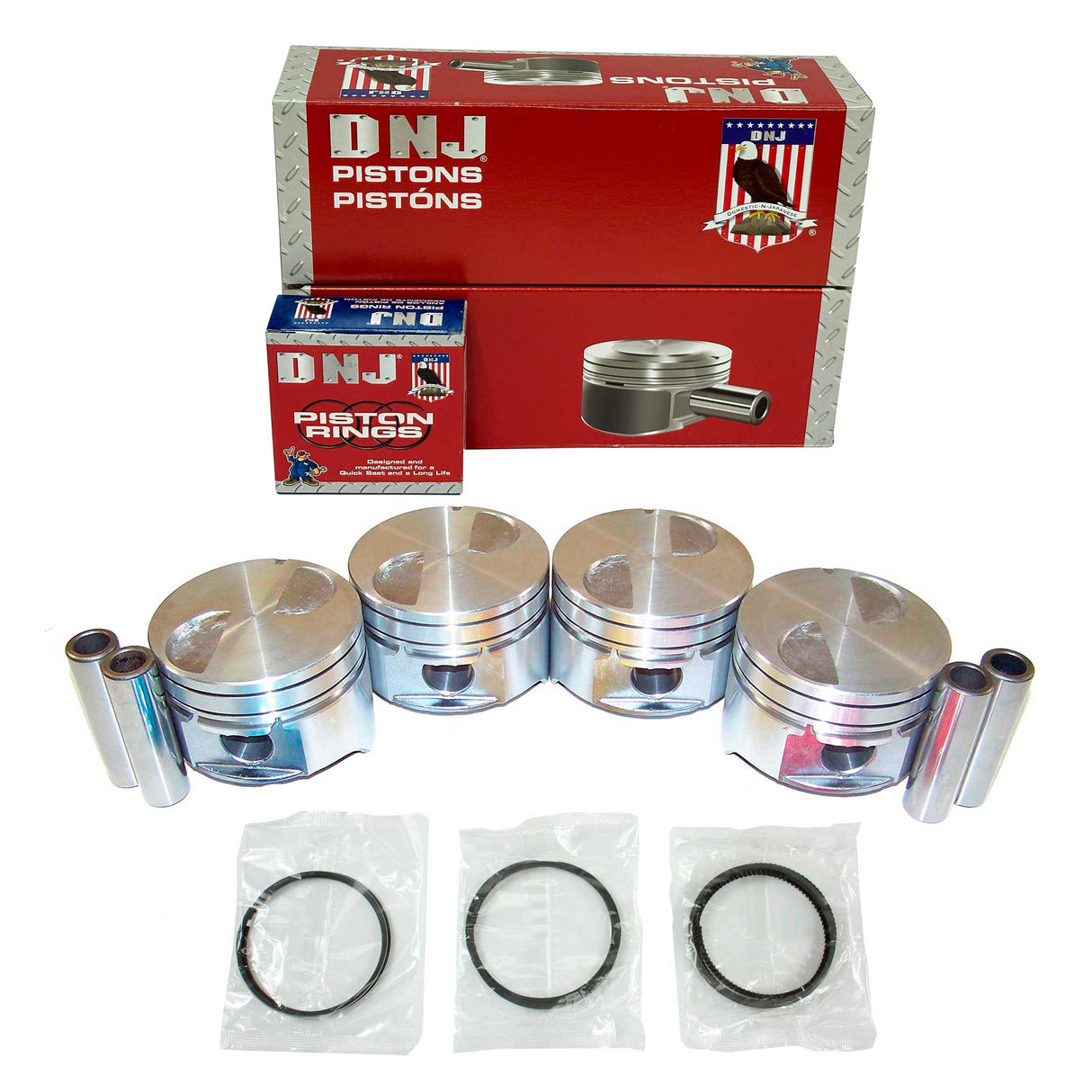 Piston and Ring Set 1989-1994 Ford, Mazda 2.3L