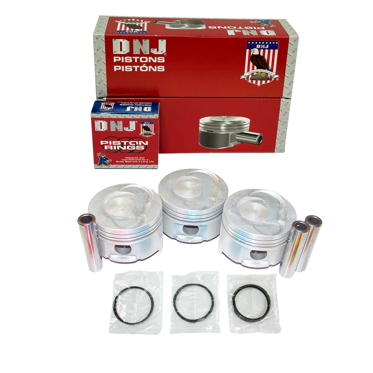 Piston and Ring Set 1989-2000 Chevrolet, Geo 1.0L