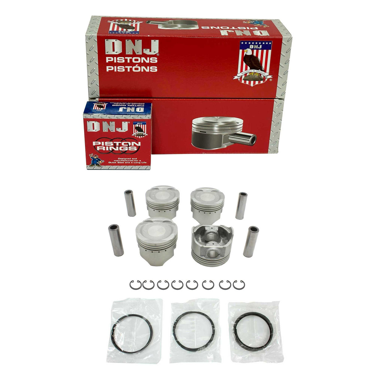 Piston and Ring Set 1992-2001 Chevrolet, Geo, Suzuki 1.6L