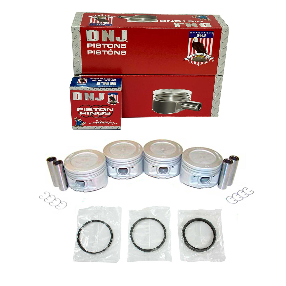 Piston and Ring Set 1985-1995 Toyota 2.4L