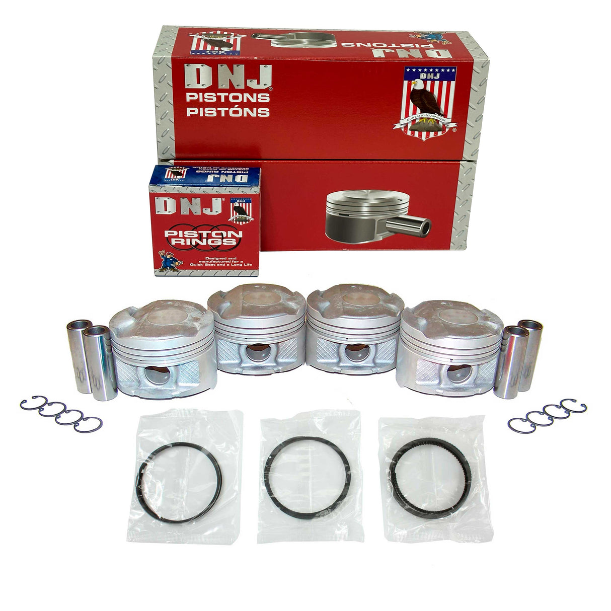 Piston and Ring Set 2000-2006 Pontiac, Toyota 1.8L