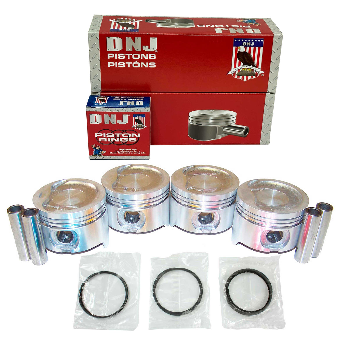 Piston and Ring Set 1981-1988 Toyota 1.5L