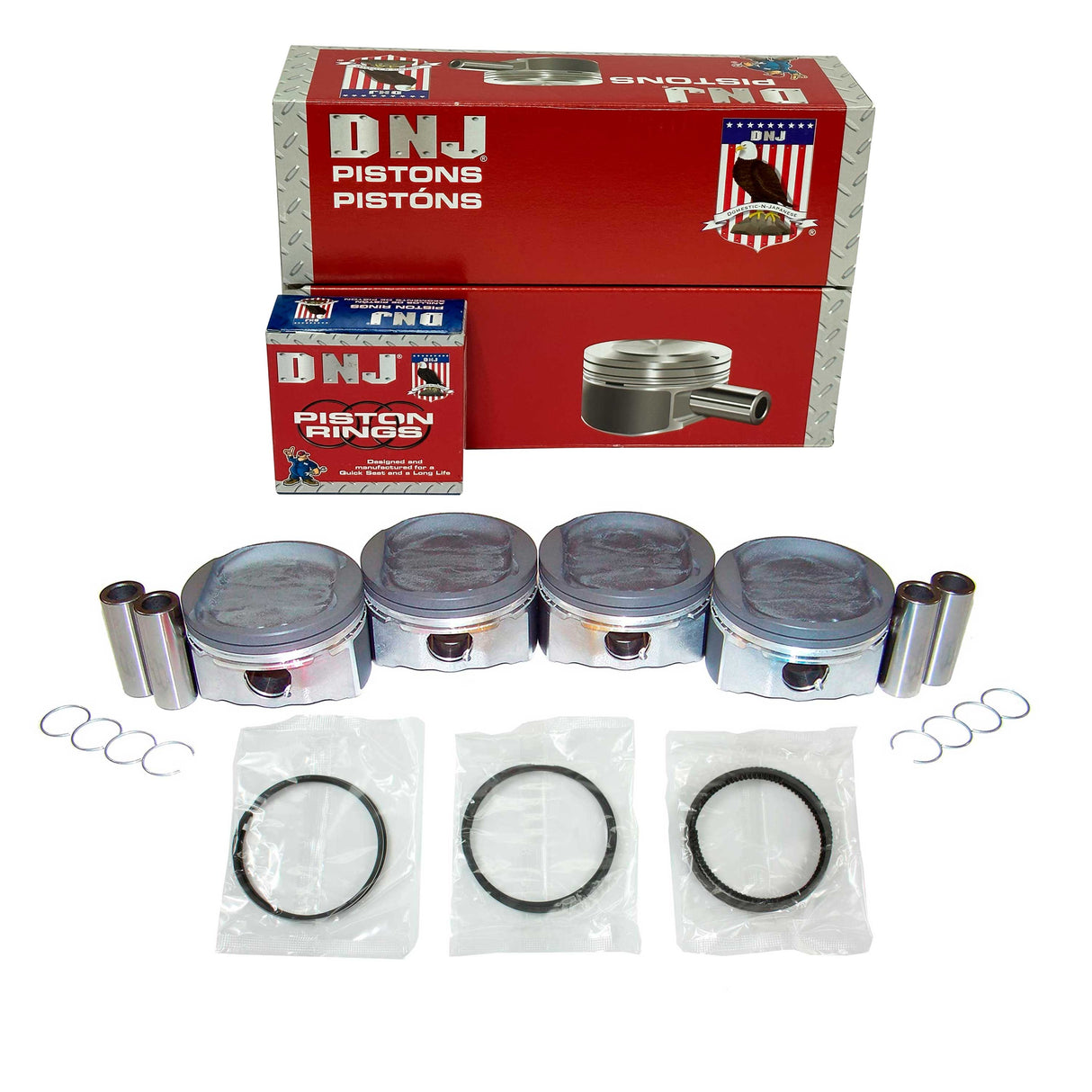 Piston and Ring Set 2006-2015 Pontiac, Scion, Toyota 2.4L