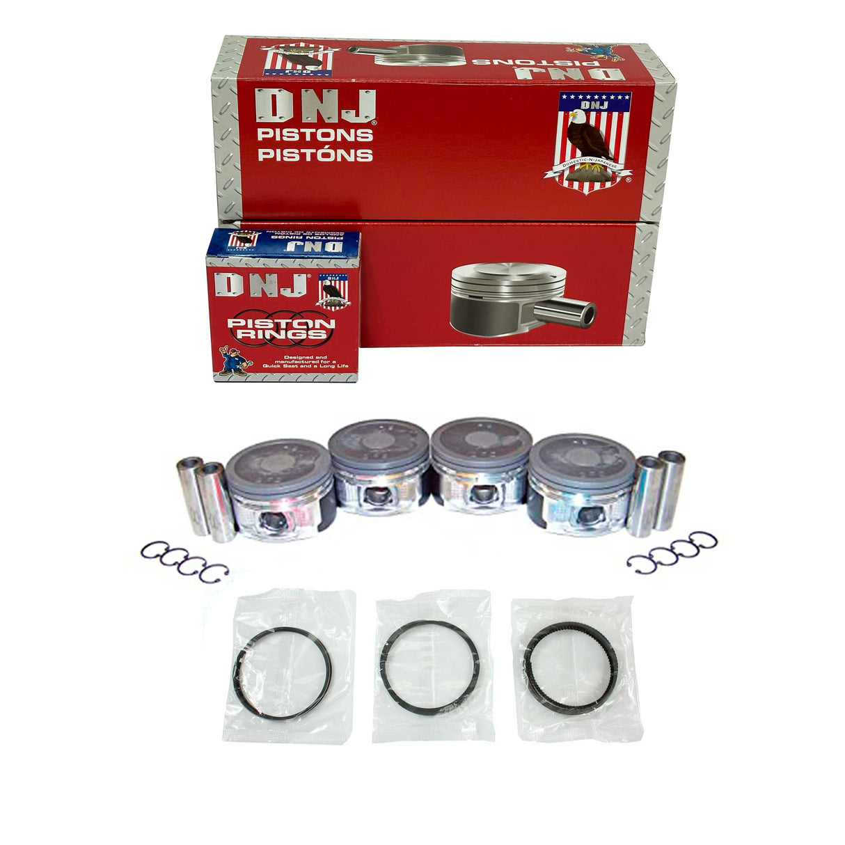 Piston and Ring Set 1994-2004 Toyota 2.7L