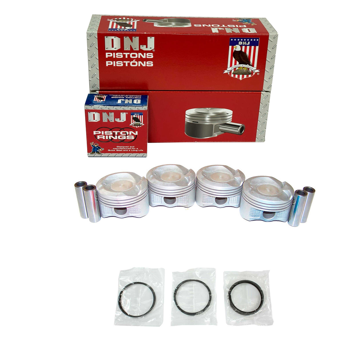 Piston and Ring Set 2001-2006 Scion, Toyota 1.5L