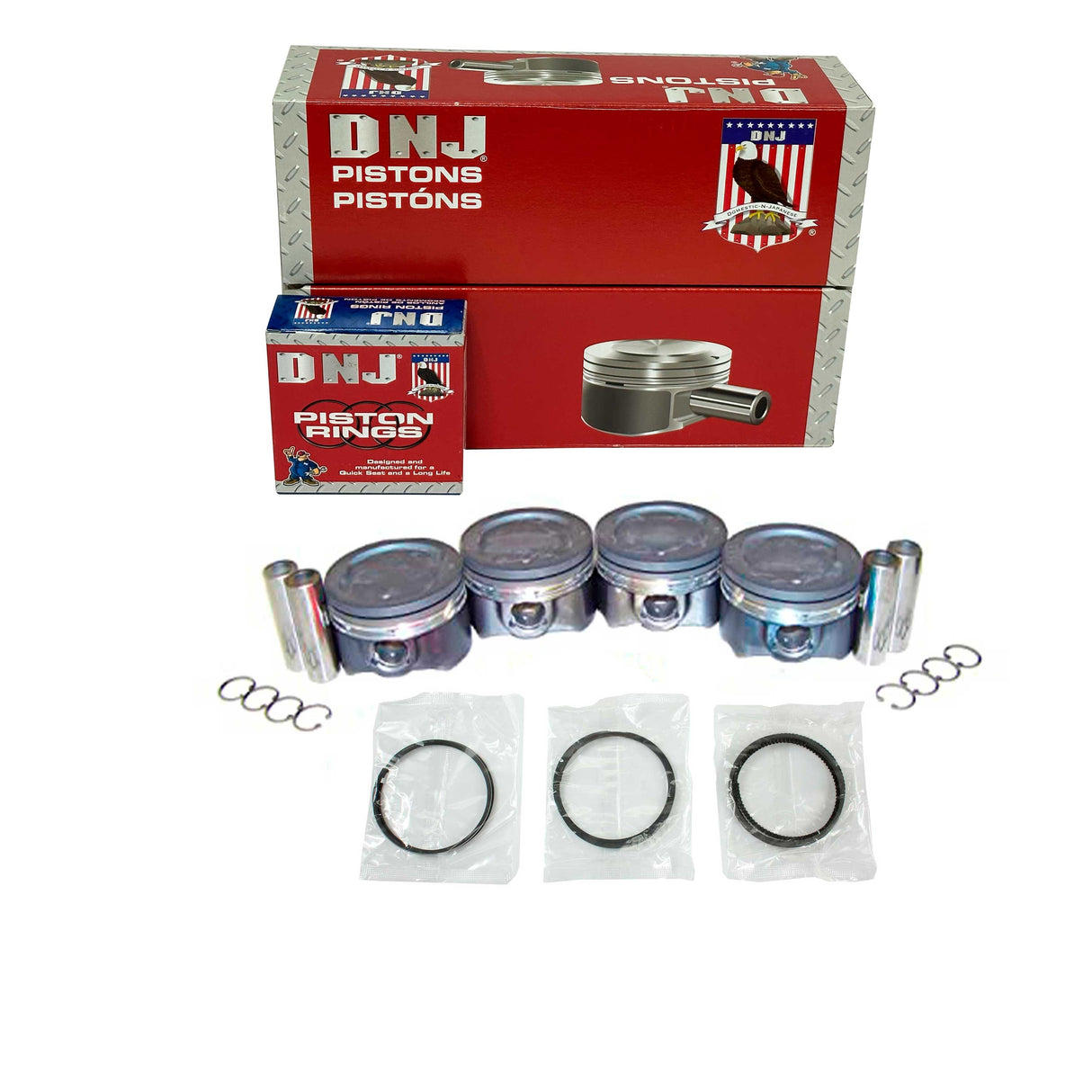Piston and Ring Set 1994-1997 Toyota 2.4L