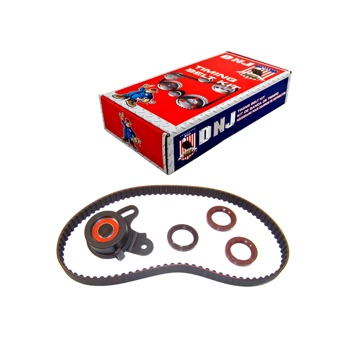 Timing Belt Component Kit 1987-1994 Dodge,Eagle,Hyundai,Mitsubishi,Plymouth 1.5L