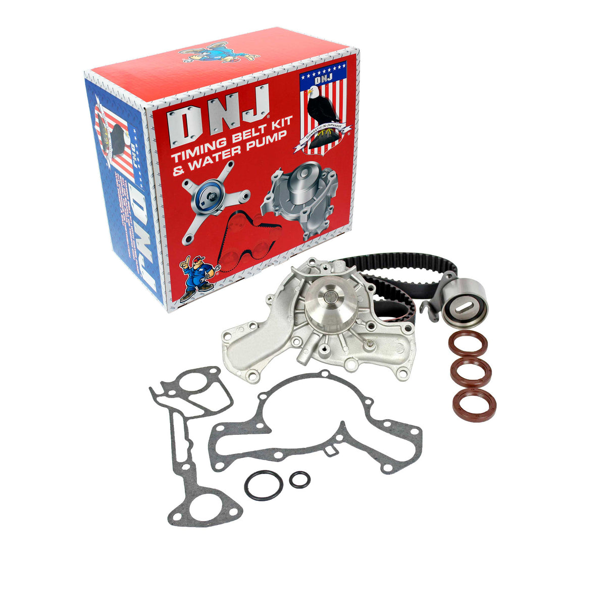 Timing Belt Kit with Water Pump 1987-2000 Chrysler,Dodge,Hyundai,Mitsubishi,Plymouth 3.0L
