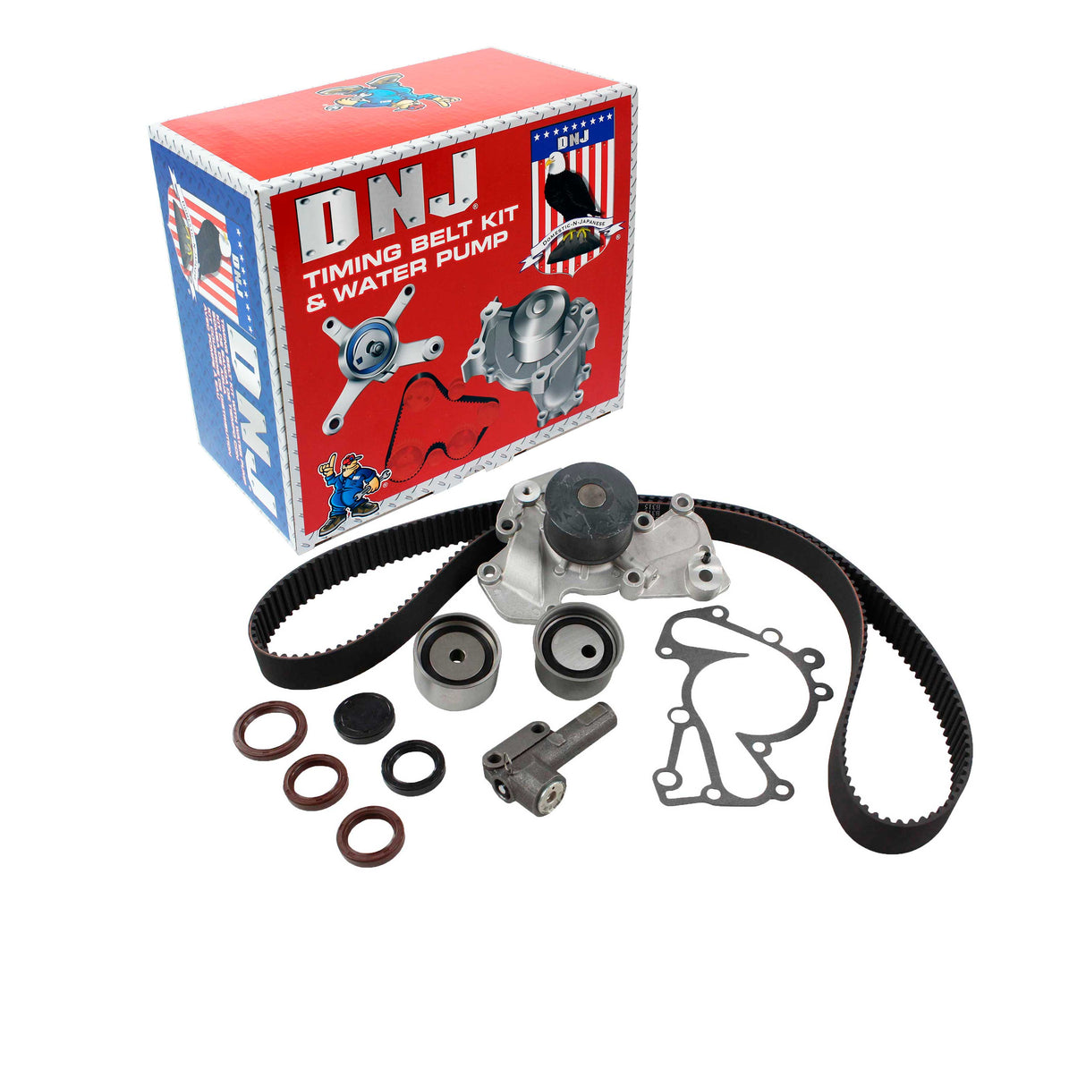 Timing Belt Kit with Water Pump 1999-2010 Hyundai,Kia 2.5L-2.7L