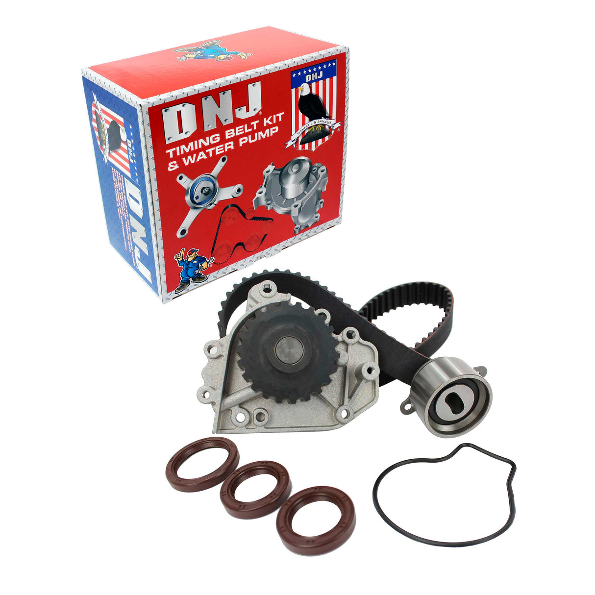 2000 Honda Civic 1.6L Timing Belt, Water Pump & Component Kit
