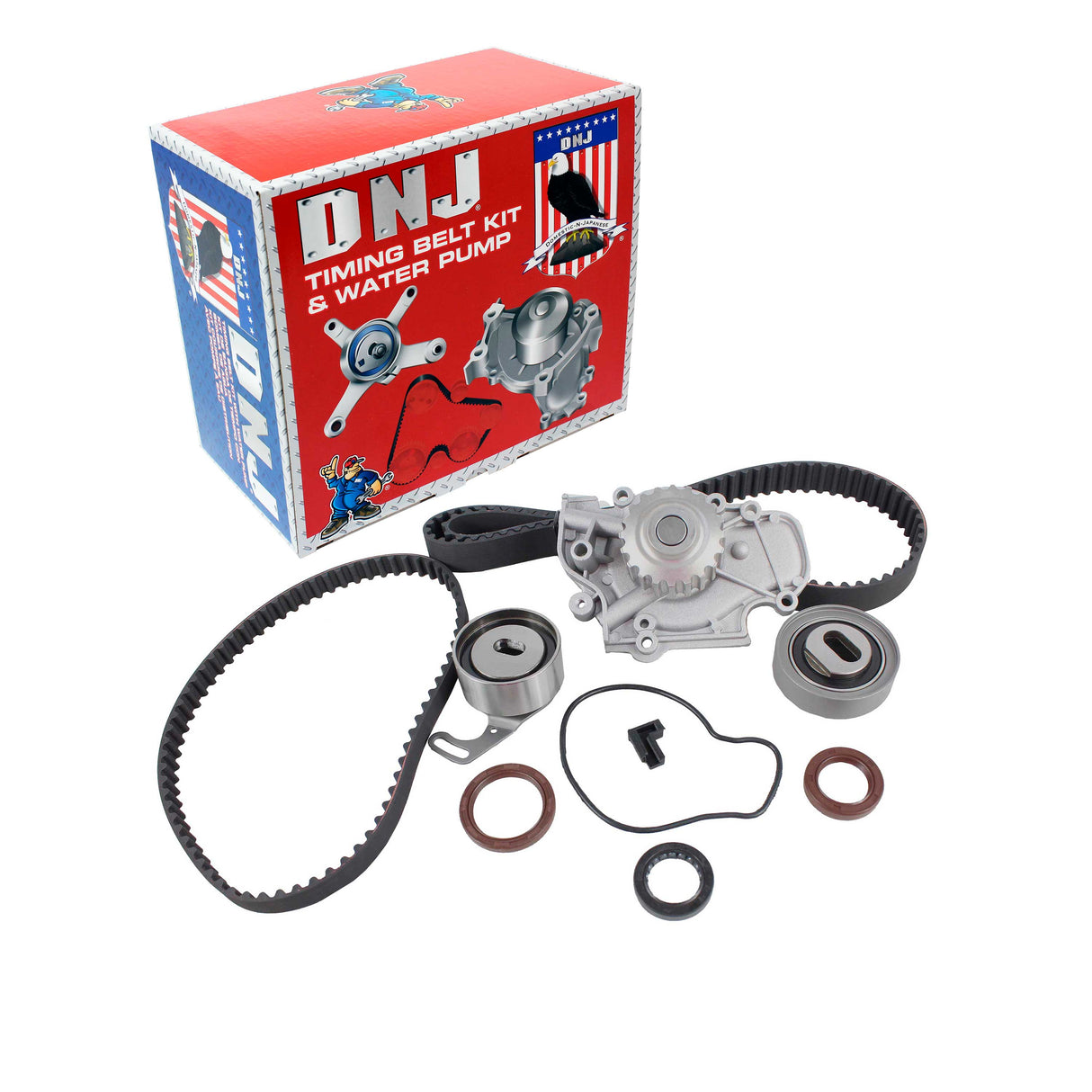 Timing Belt Kit with Water Pump 1990-1997 Honda,Isuzu 2.2L