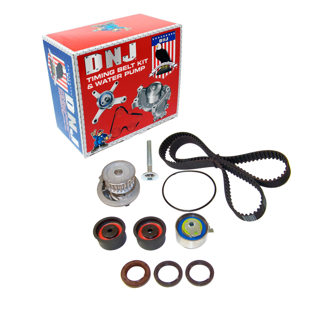 Timing Belt Kit with Water Pump 1999-2002 Daewoo 2.0L