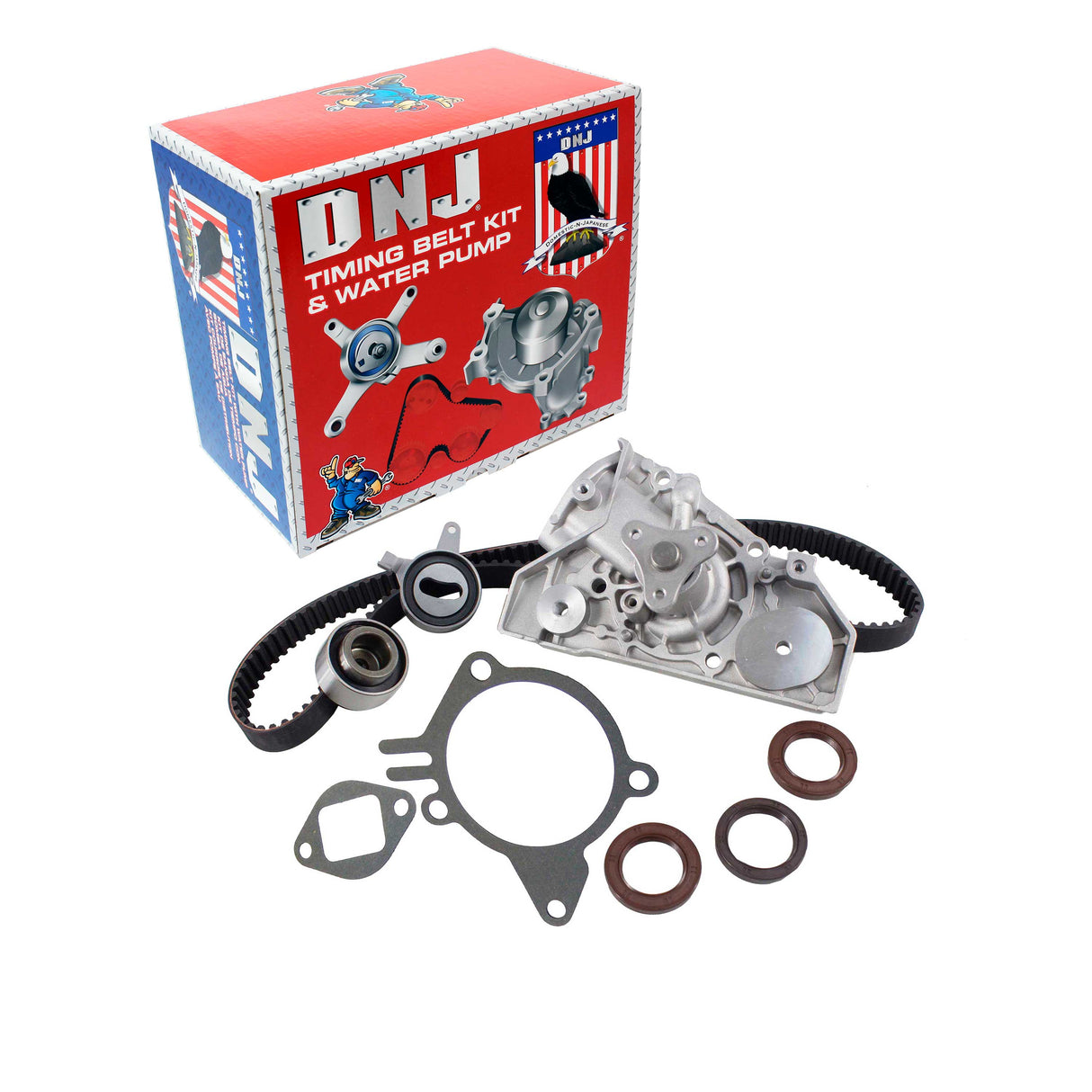 Timing Belt Kit with Water Pump 2001-2005 Kia 1.5L-1.6L
