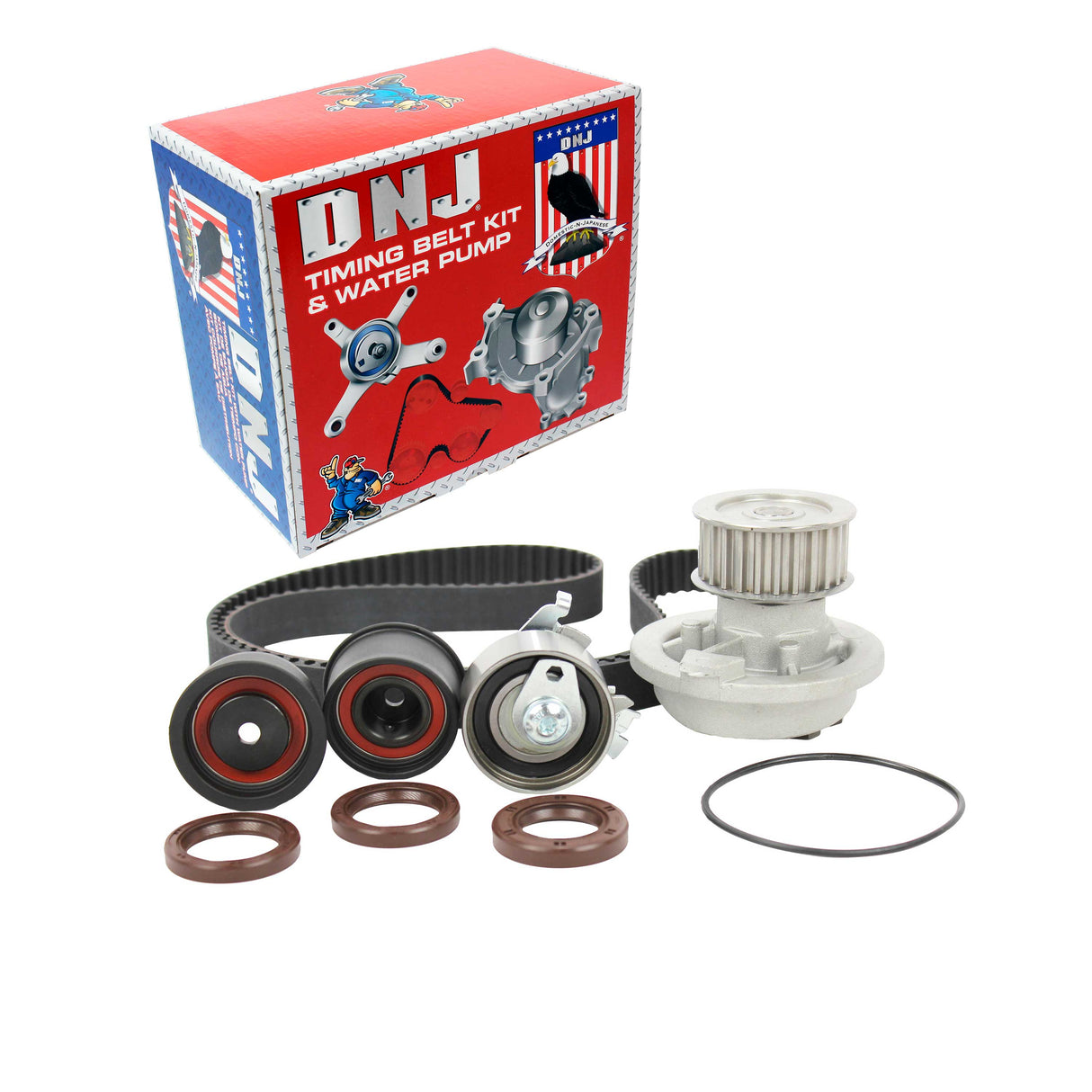 Timing Belt Kit with Water Pump 1999-2002 Daewoo 2.2L