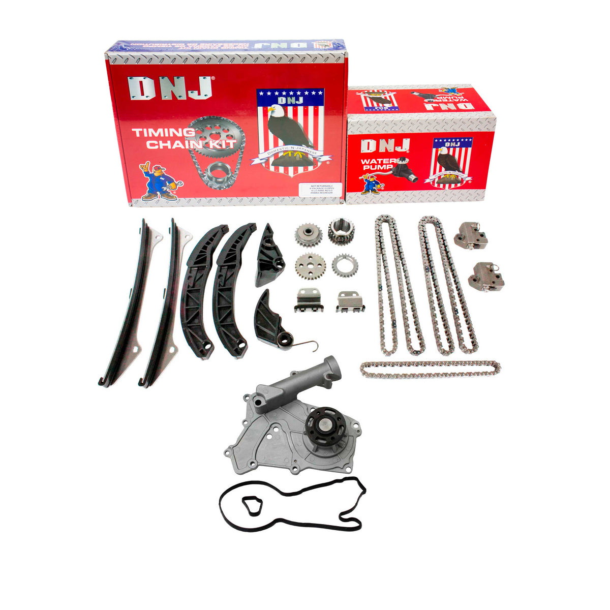 New Timing Kit Chain W/ Water Pump For 2013-2019 Ford Edge Explorer Flex Taurus
