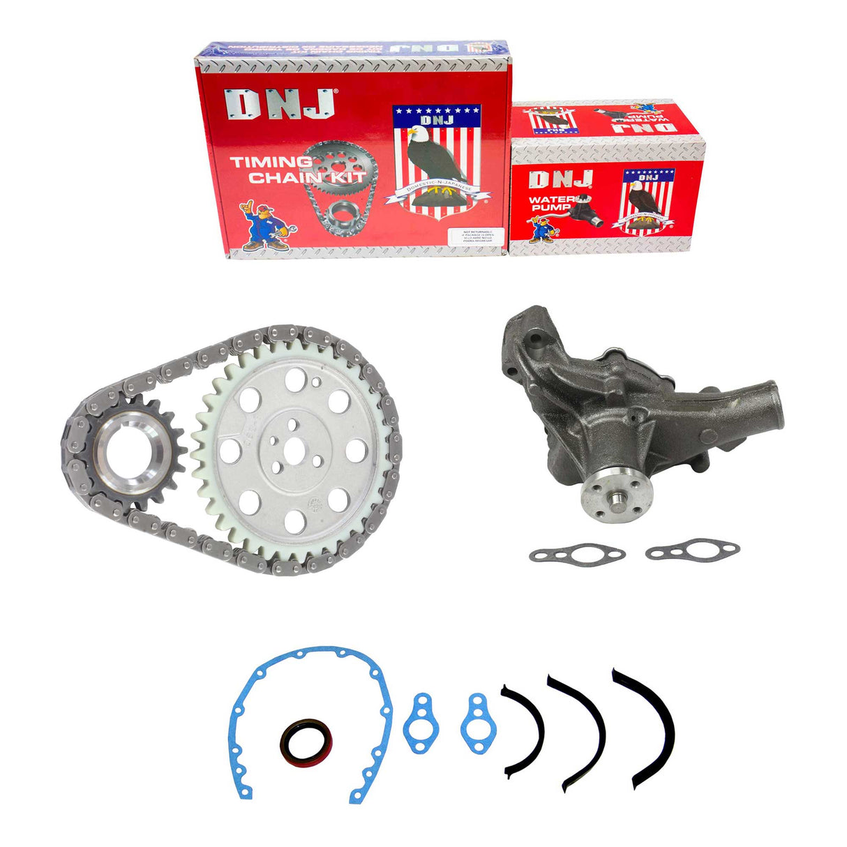 Timing Chain Kit with Water Pump 1987-1995 AM General,Cadillac,Chevrolet,GMC,Pontiac 5.0L-5.7L