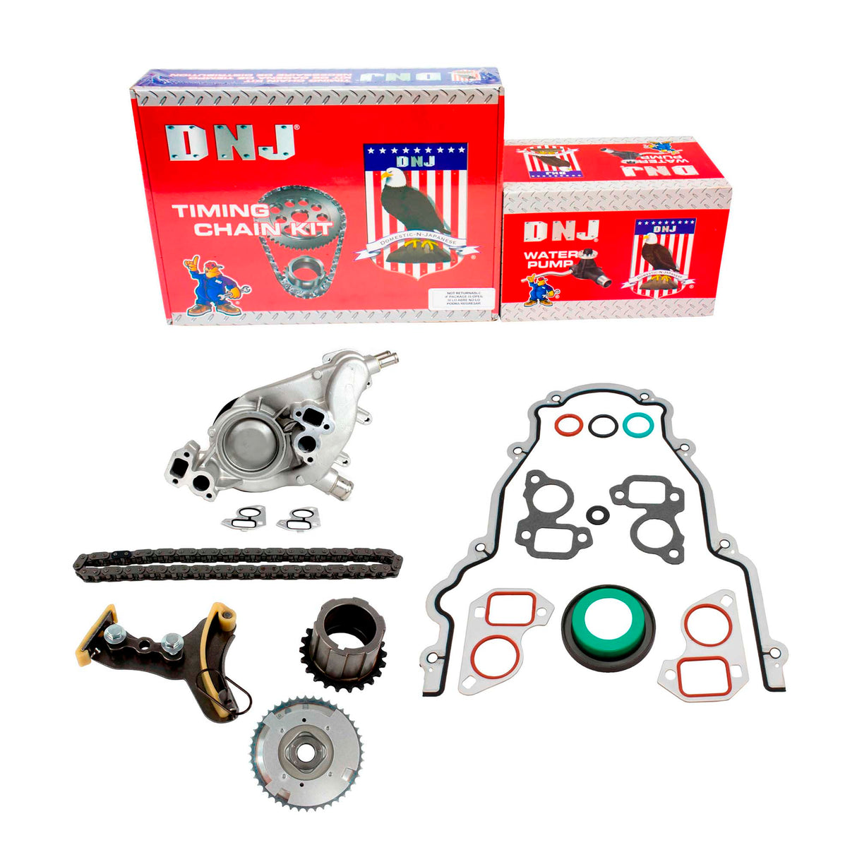 Timing Chain Kit With Water Pump 2007-2017 Cadillac 4.8L-6.2L