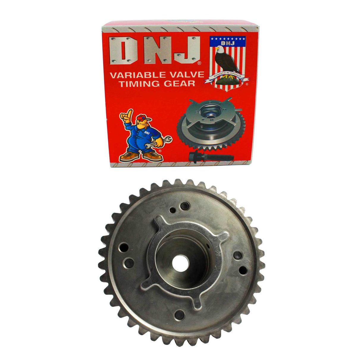 dnj variable valve timing (vvt) sprocket 2012-2017 ford,lincoln edge,explorer,edge l4 2.0l,2.3l vtg4235b