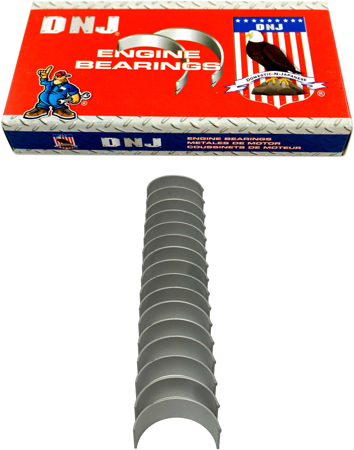 DNJ RB3242 Rod Bearings Set Size included in the EK3242DM Master Engine Rebuild Kit
