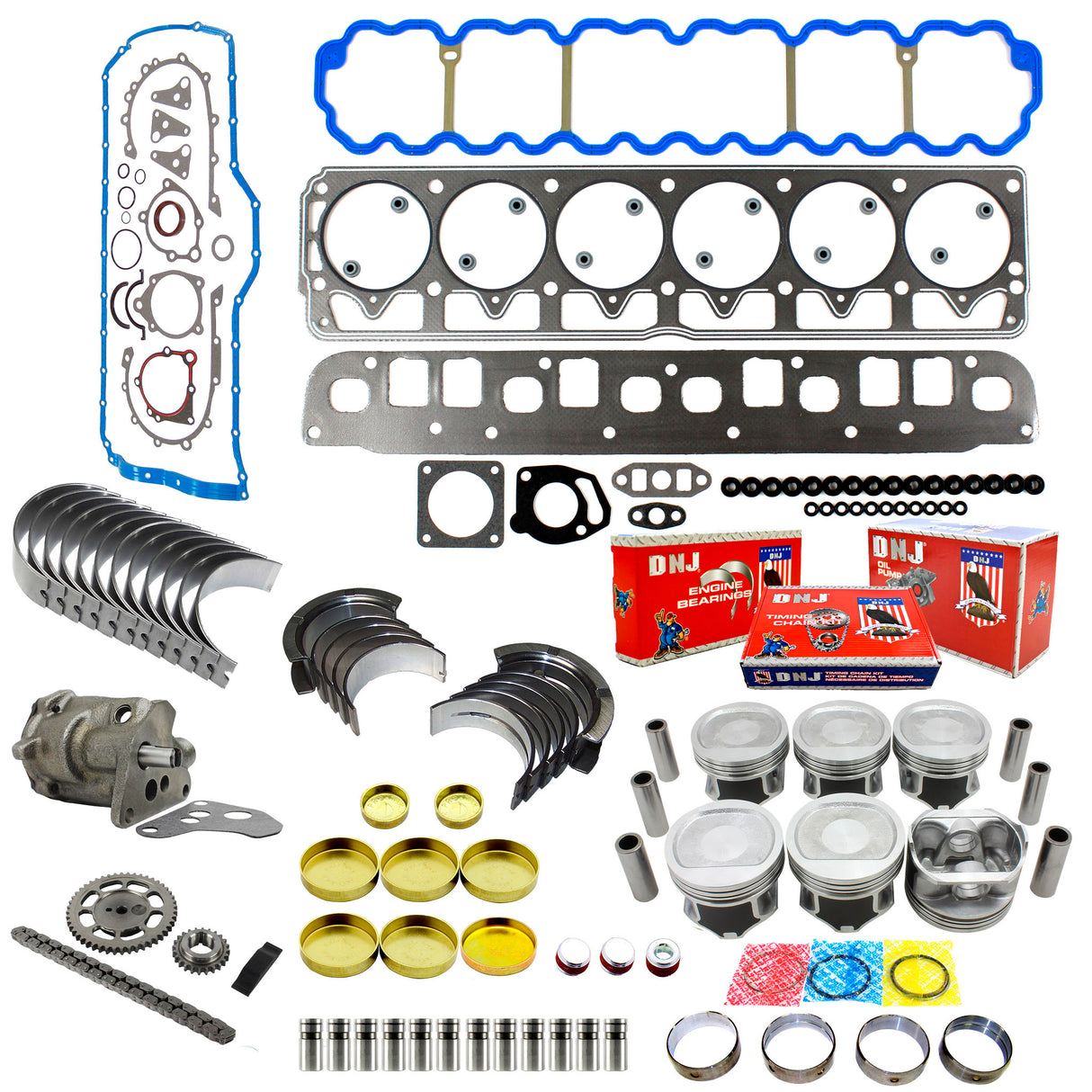 Engine Rebuild Kit 1996-1998 Jeep Wrangler, Cherokee, Grand Cherokee