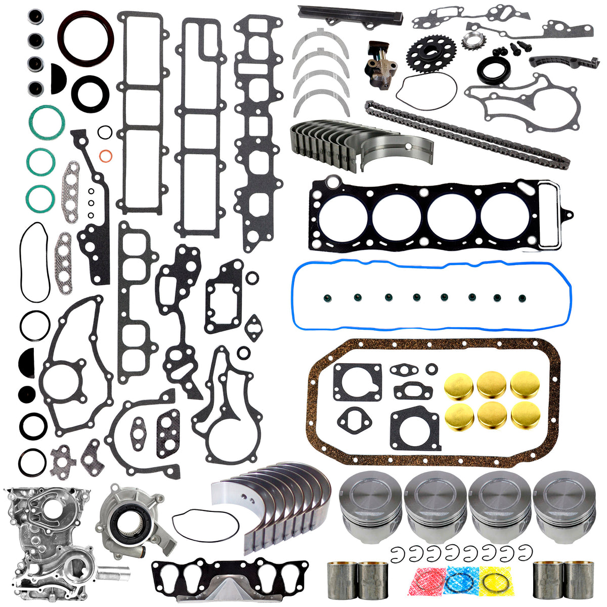 Engine Rebuild Kit: 1985-1995 2.4L Toyota 4Runner, Celica, Pickup