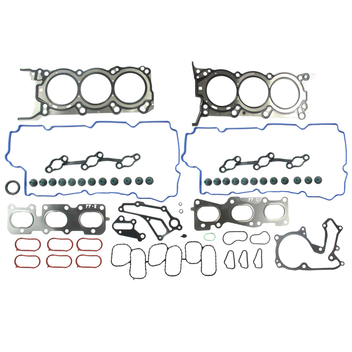 Cylinder Head Gasket Set with Head Bolts for 2012-2019 Hyundai & Kia 3.3L V6