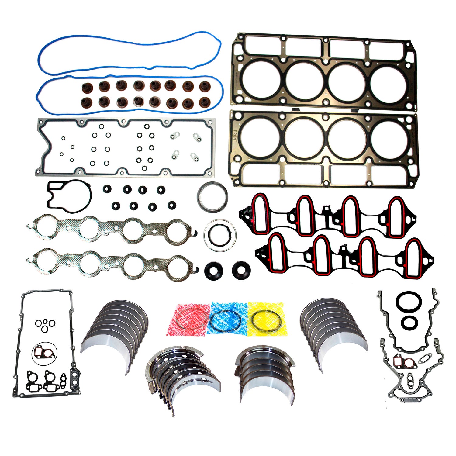 Engine Re-Ring Kit 2002-2008 Buick,Cadillac,Chevrolet,GMC,Isuzu 4.8L-5.3L