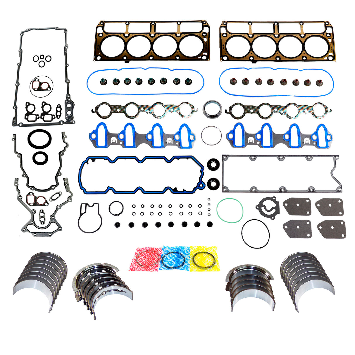 Engine Re-Ring Kit 2005-2014 Buick,Chevrolet,GMC,Hummer,Saab 4.8L-5.3L