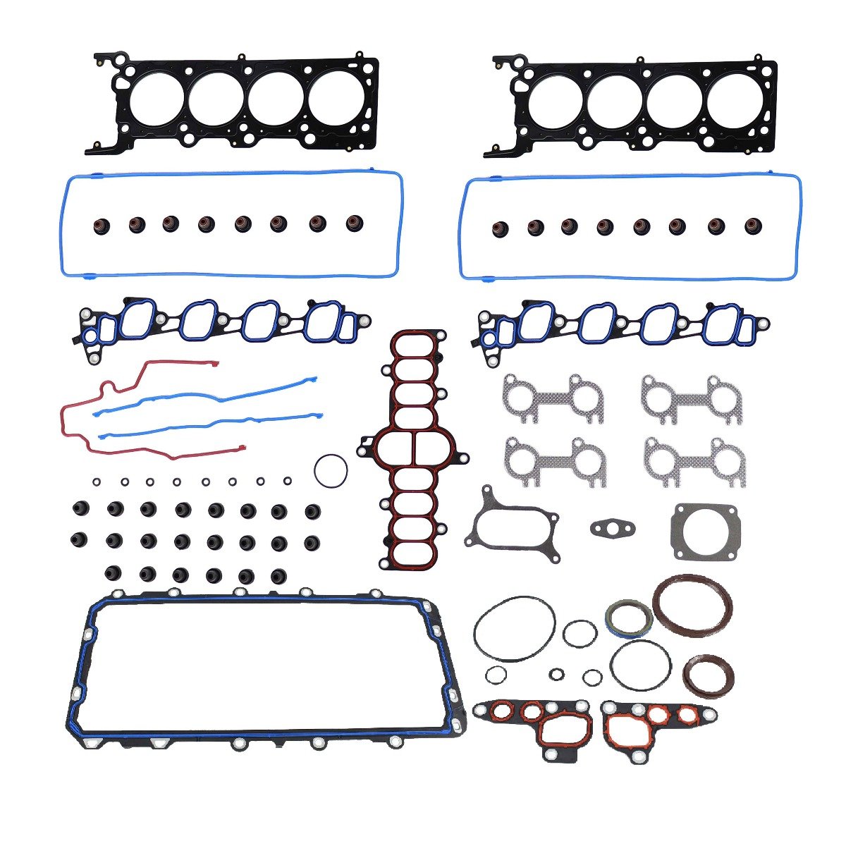 dnj gasket set 2000-2000 ford e-150 econoline,e-150 econoline club wagon,expedition v8 4.6l fgk4168