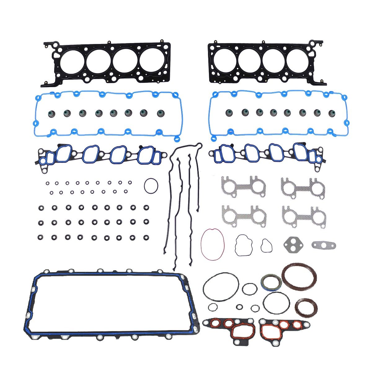 dnj gasket set 2004-2008 ford e-150,e-150,e-150 club wagon v8 5.4l fgk4172