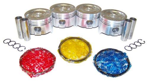 dnj piston set 1989-1995 geo,suzuki tracker,sidekick,tracker l4 1.6l prk525