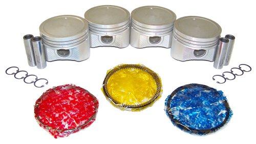 dnj piston set 1991-1999 infiniti,nissan g20,nx,sentra l4 2.0l prk670