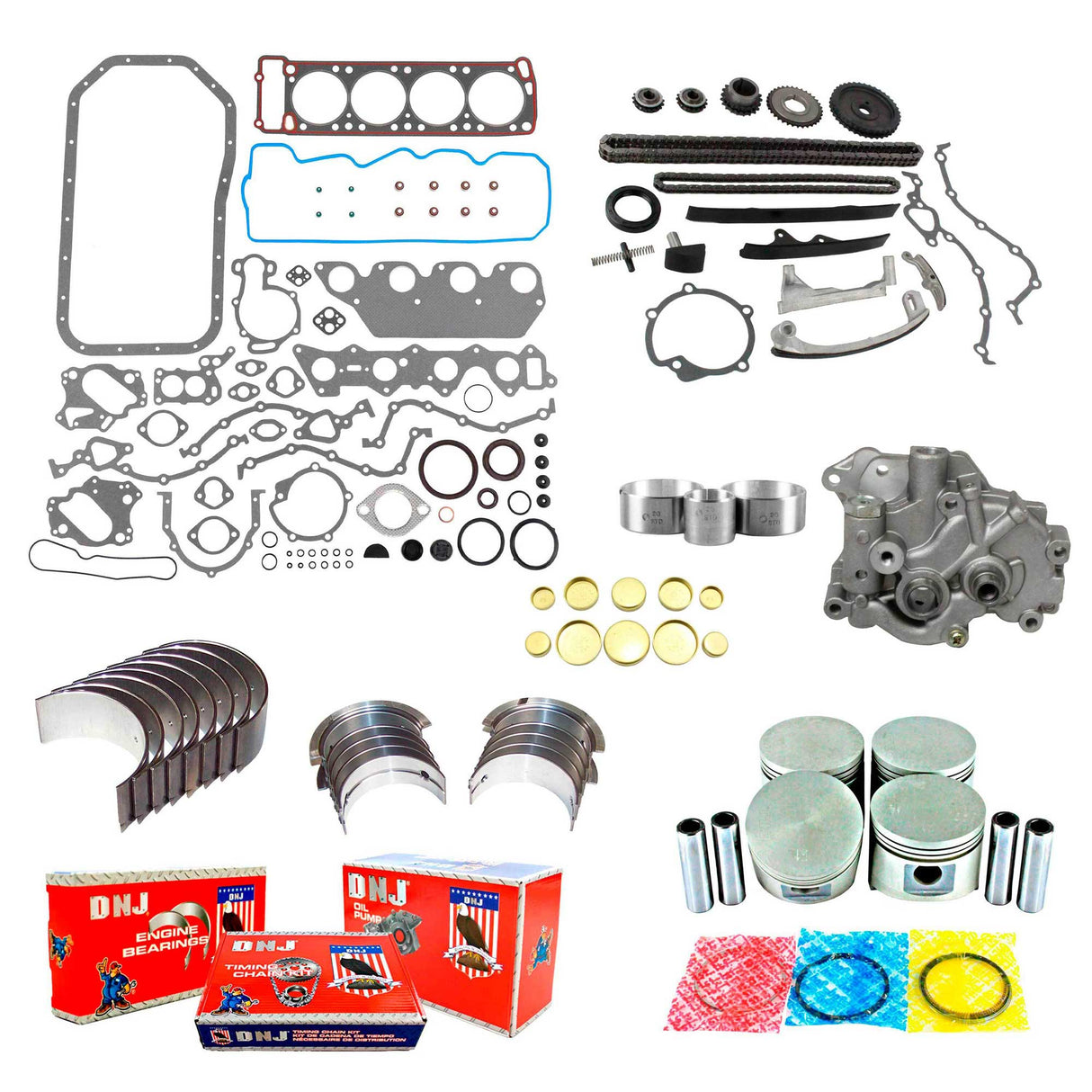 Master Engine Rebuild Kit 1984-1989 Chrysler 2.6L
