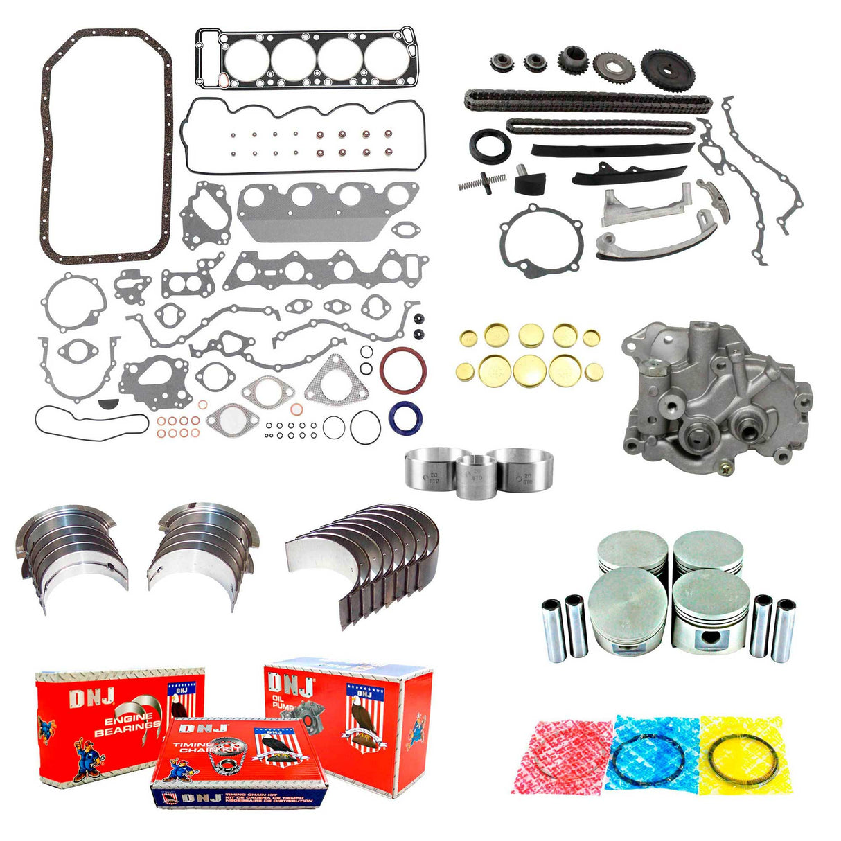 Master Engine Rebuild Kit 1987-1988 Mazda 2.6L