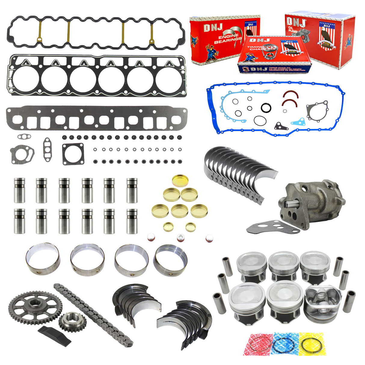 Engine Rebuild Kit 2001-2003 Jeep 4.0L