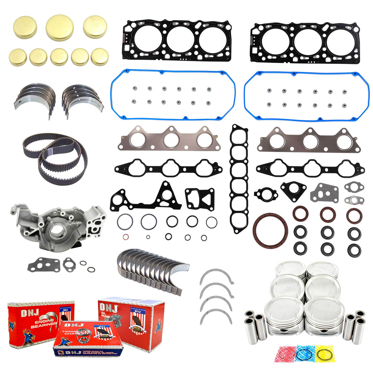 Master Engine Rebuild Kit 1995-1998 Mitsubishi 3.0L