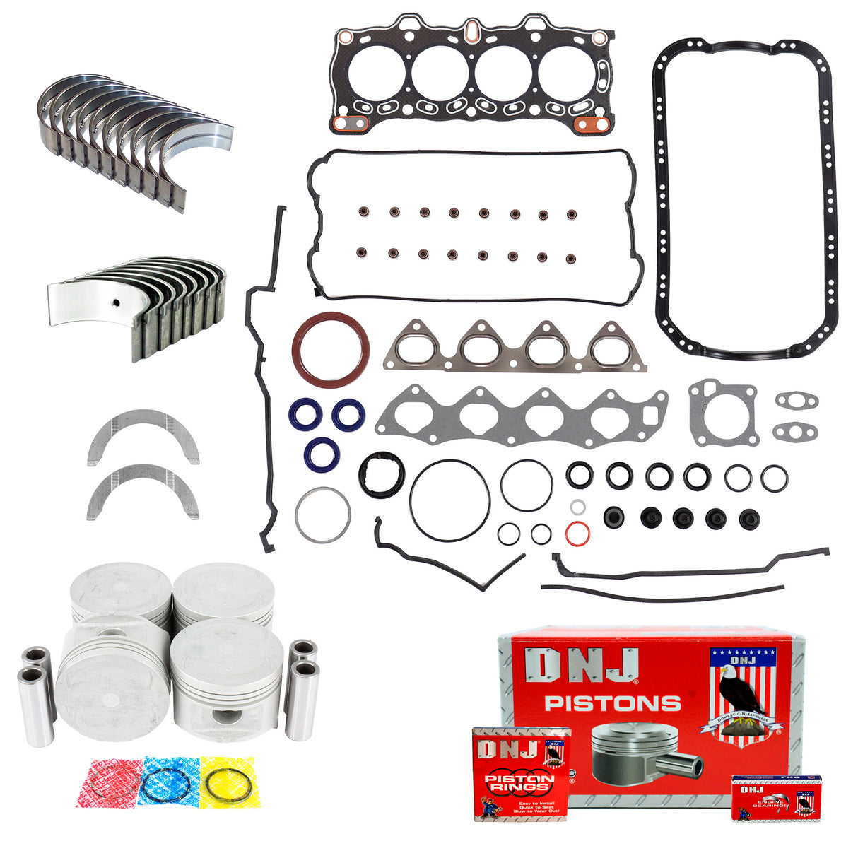 Engine Rebuild Kit 1986-1987 Acura 1.6L