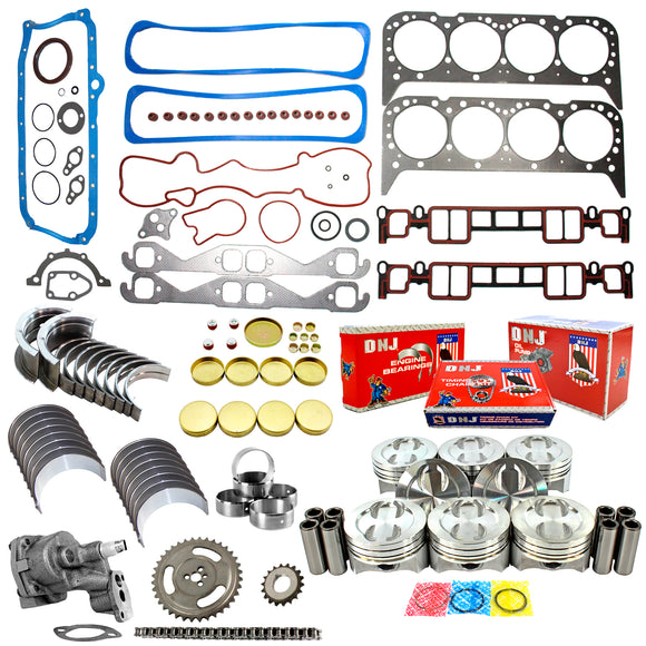 5.7L V8 Vortec Engine Rebuild Kit: 1996-2002 Cadillac, Chevy, GMC