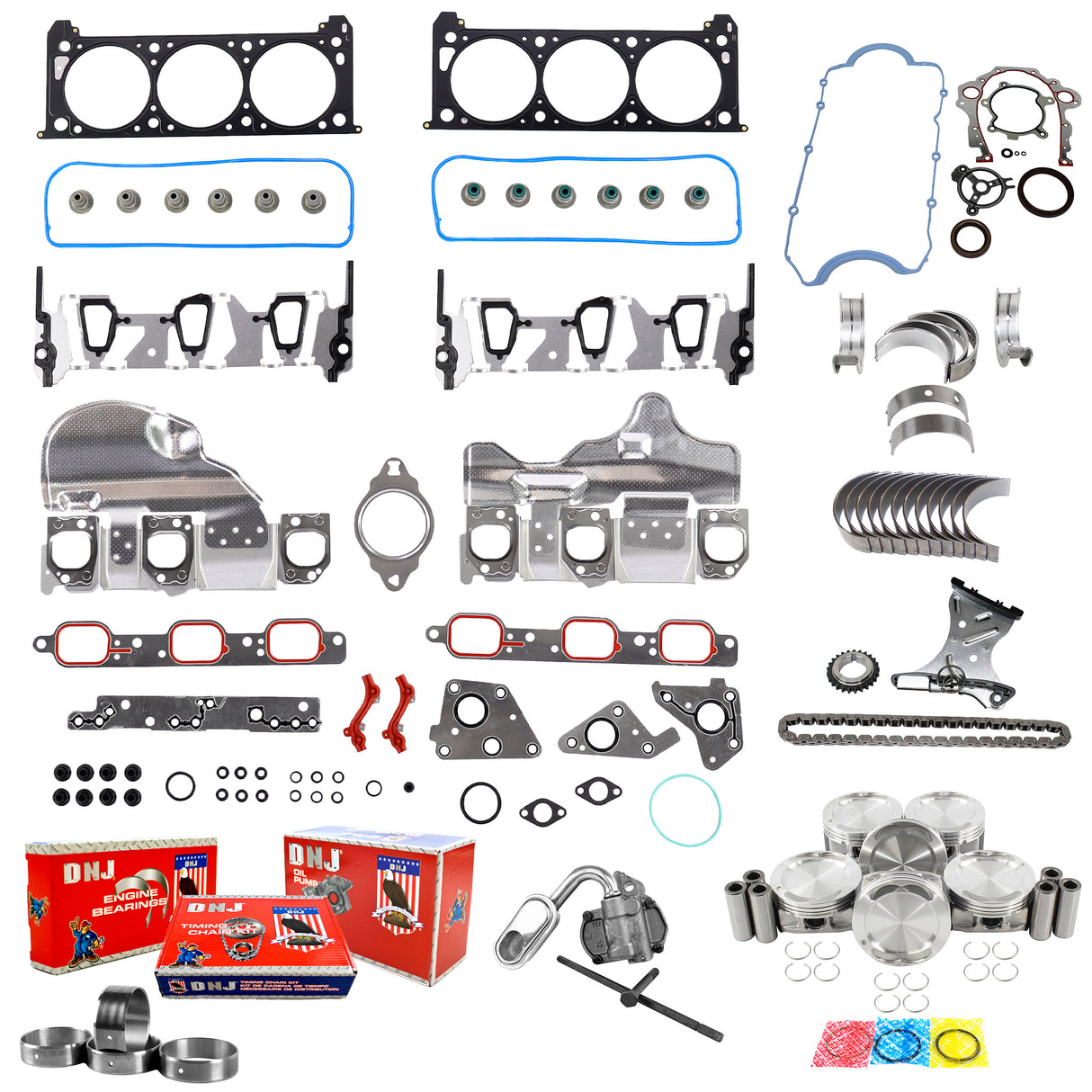 Master Engine Rebuild Kit 2006-2011 Buick 3.5L-3.9L