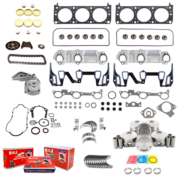 Engine Rebuild Kit 1993-1996 Buick,Chevrolet,Oldsmobile,Pontiac 3.1L