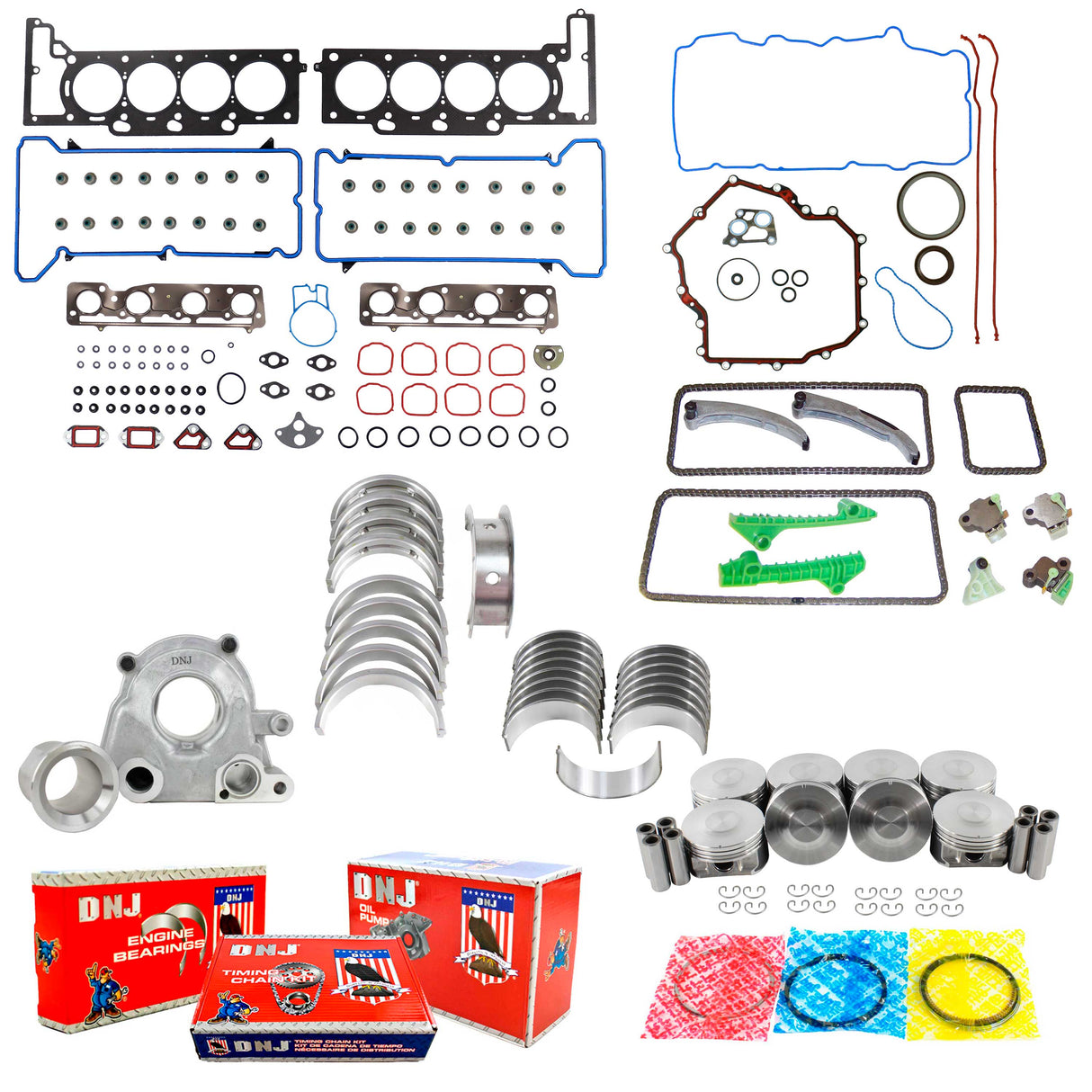 Master Engine Rebuild Kit 2000-2001 Cadillac 4.6L