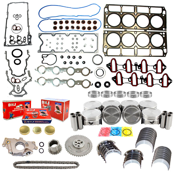 2002-2003 GMC Yukon, Sierra 1500, Yukon XL 1500 & Chevrolet Silverado 1500, Tahoe, Suburban 1500 Engine Rebuild Kit