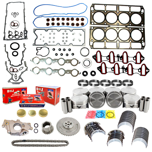 Engine Rebuild Kit 2003-2004 Buick,Cadillac,Chevrolet,GMC,Isuzu 5.3L