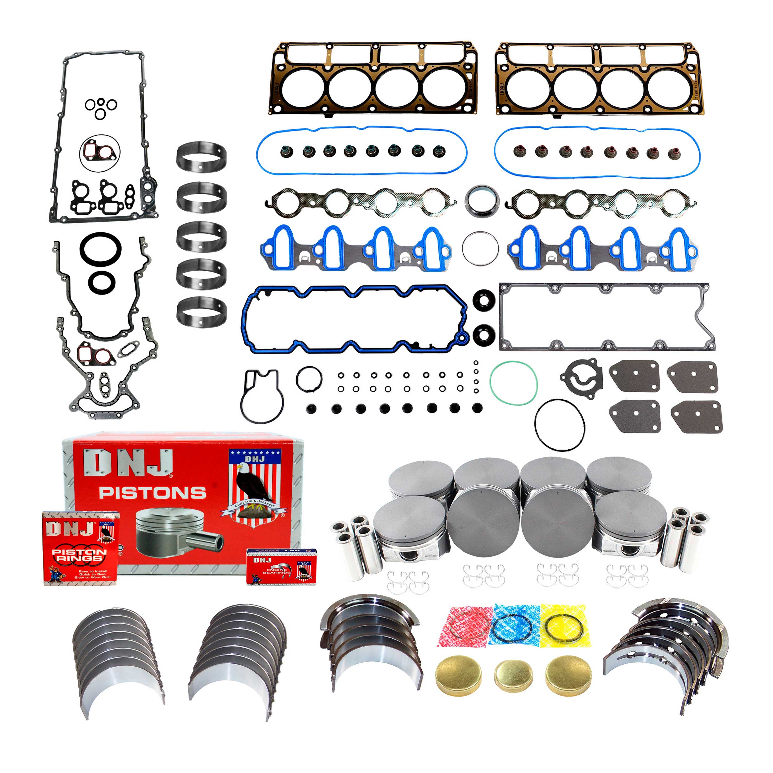 2005-2009 4.8L/5.3L Vortec V8 Engine Rebuild Kit MPN# EK3172