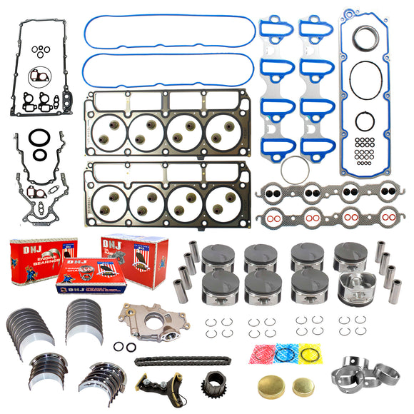 Engine Rebuild Kit 2010-2017 Chevrolet,GMC,Hummer 4.8L-5.3L